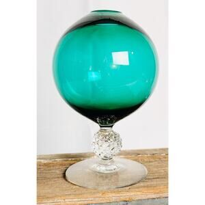 Morgantown  1930’s Stiegel Green golf ball Vase
